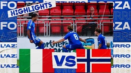 Highlights: Italia-Norvegia 2-1 | Under 19 EURO 2024