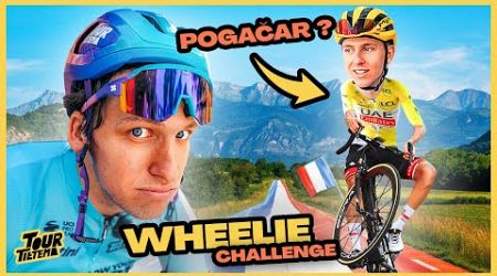 We did a (secret) WHEELIE with TADEJ POGACAR | TOUR DE FRANCE 2024 #1
