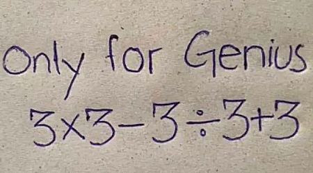Only a genius can solve this baffling maths problem without using a calculator
