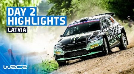 WRC2 Day 2 Highlights | WRC Tet Rally Latvia 2024