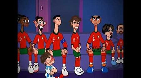 Portugal watches the European Championship final #football #funny #fyp #cr7