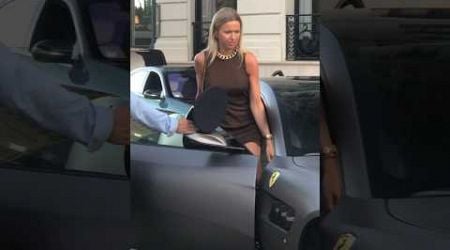 Billionaire couple leaving Hotel de Paris in Ferrari #billionaire #monaco #luxury#trending#lifestyle