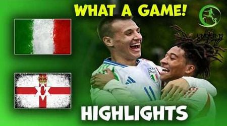 Italia v Irlanda del Nord under 19 euro championship | Highlights 18-07-2024