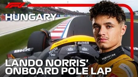 Lando Norris&#39; Pole Lap | 2024 Hungarian Grand Prix | Pirelli