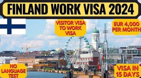 Finland Work Visa 2024 | Schengen Visa | Jobs in Finland with High Salary | Dream Canada
