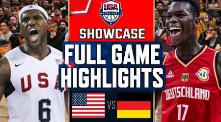 Team USA vs Germany [Full Game] Highlights July 22, 2024 | USA Basketball Showcase | Olympics 2024