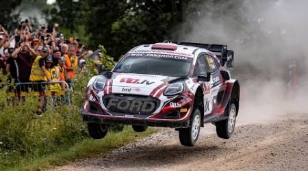 TET Rally Latvia WRC 2024 | Martin Sesks MAX ATTACK Podium | Saturday Morning Day 3 Highlights