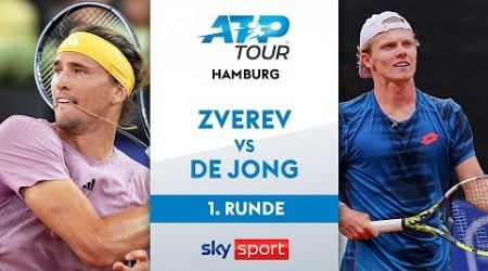 Alexander Zverev vs. Jesper De Jong - Runde 1 | Hamburg European Open 2024 | Highlights - Sky Tennis