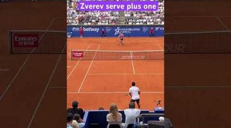 Alexander Zverev serve plus one vs Arthur Fils in Hamburg Open final #tennis @ATPTour