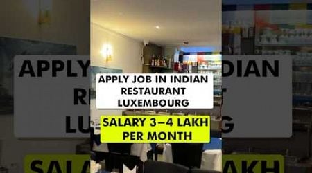 Jobs in Luxembourg 2024
