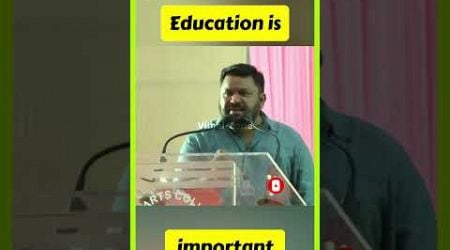 Education is important #shorts #trending #viral #neeyanana #gopinathmotivation #tamil #education