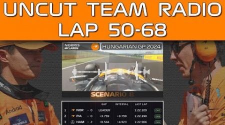 LANDO NORRIS - Team Radio | 2024 Hungary | The Race