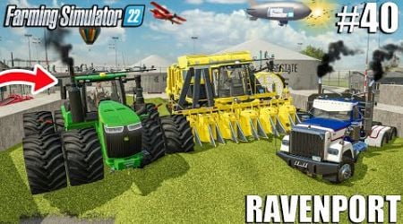 Compacting 1 MILLION SILAGE and Turning COTTON into BALES | Ravenport #41 | Farming Simulator 22