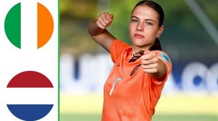 Ireland vs Netherlands | Highlights | U19 Women&#39;s European Championship 21-07-2024
