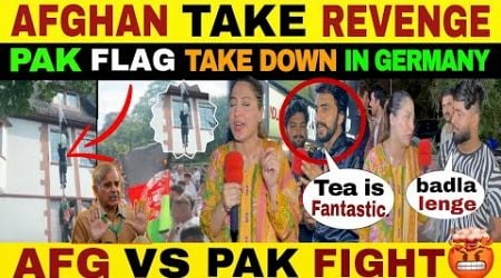 PAKISTANI FLAG TAKEN DOWN IN GERMANY BY AFGHANS | PAK PUBLIC REACTION