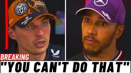 Verstappen Blames Hamilton, McLaren Driver Tension, Red Bull in Crisis and More! - F1 NEWS