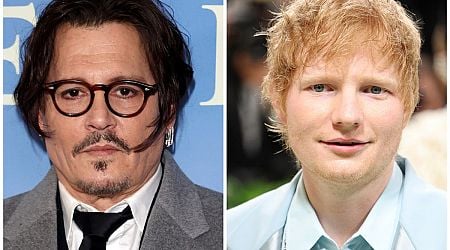 Ed Sheeran faces backlash after having pint with Johnny Depp in Italy and posing for photo