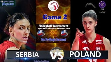 Poland vs Serbia in Paris Pre-Olympic Tournament - Game 2