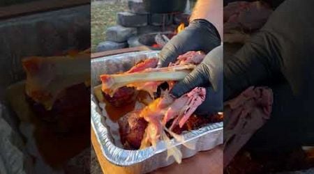Stuffed Turkey Leg Poppers | Over The Fire Cooking by Derek Wolf