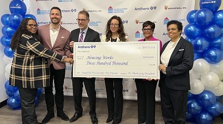 Housing Works receives $300,000 grant from Anthem Blue Cross and Blue Shield Foundation