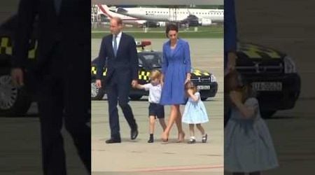 #OnthisDay 7 years ago #PrinceGeorge and #PrincessCharlotte left Poland with their parents #shorts
