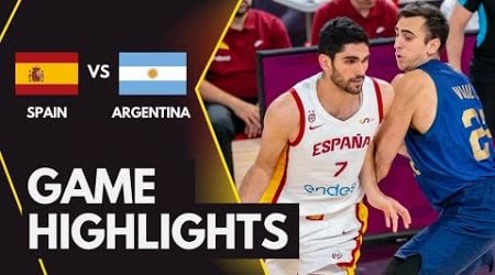 SPAIN VS ARGENTINA | Basketball Friendly Game | Full Highlights | July 19,2024
