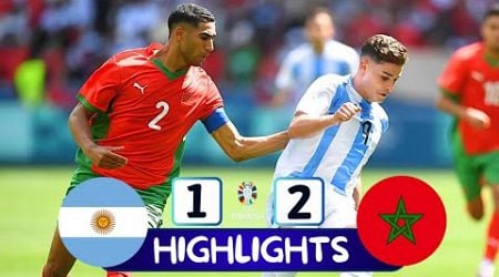 Argentine vs Maroc (1-2) | All Goals And Extended Highlights | Jeux Olympiques de Paris 2024