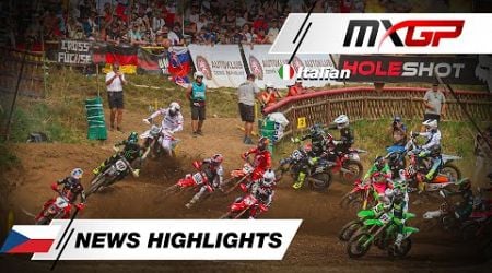 News Highlights in Italiano | MXGP of Czech Republic 2024 #MXGP #Motocross