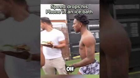 Speed Drops His Phone Into An Icebath #speed #ishowspeed #norway #funny