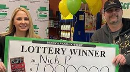 Single dad 'speechless' after winning huge lottery prize while in line at pharmacy