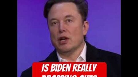 Elon Musk jokes about Biden dropping out of the presidential race