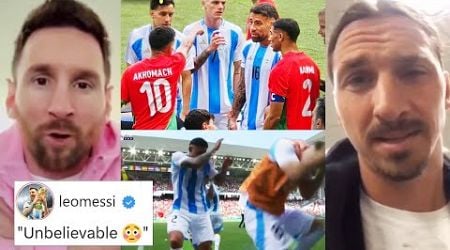 Famous Reaction On Argentina vs Morocco Big Controversial Match - Morocco Fan Attack Players