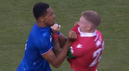 James McClean in bust-up with Chelsea and England defender two minutes into pre-season clash