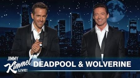 Ryan Reynolds &amp; Hugh Jackman Guest Host Jimmy Kimmel Live