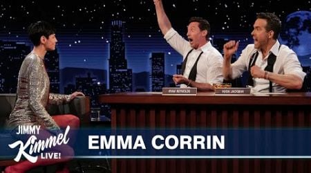 Guest Hosts Ryan Reynolds &amp; Hugh Jackman Interview Emma Corrin