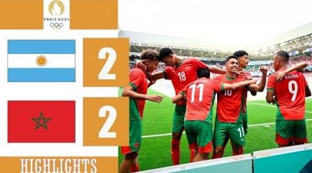 Soufiane Rahimi Goals | Argentina vs Morocco 2-2 Highlights Goals | Paris 2024 Olympics Games 2024