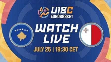 Group Phase | Kosovo v Malta | Full Basketball Game | FIBA U18 Women&#39;s EuroBasket 2024 Division C