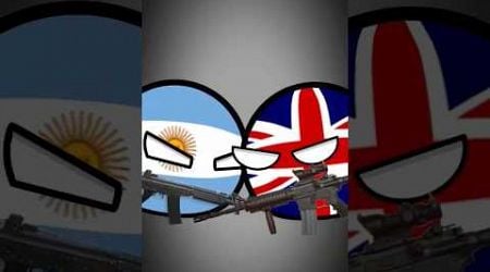 United Kingdom Vs Argentina countryballs #countryballs #shorts