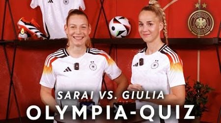Ein Kopf-an-Kopf-Rennen! - Giulia &amp; Sarai beim Olympia-Quiz!