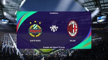 SK Rapid Wien vs AC Milan (20/07/2024) Club Friendlies PES 2021