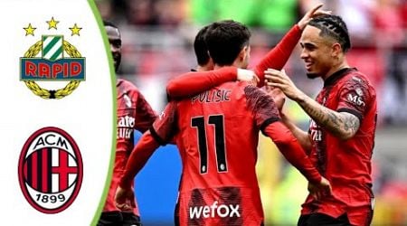 Rapid Wien vs AC Milan - Extended Highlights &amp; All Goals 2024 HD