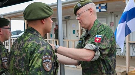 Defence Command Chief meets Finnish troops in Kosovo
