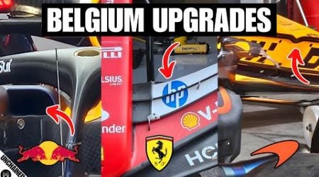What Every F1 Team Has Upgraded Or Brought To The Belgian GP