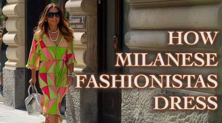 Exclusive Italian Street Fashion. How Milanese Fashionistas dress. Best summer outfits