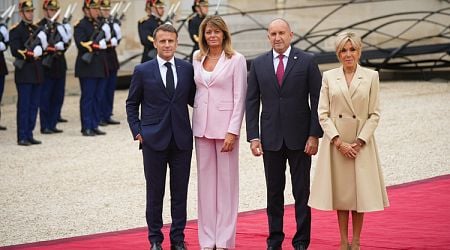 President Rumen Radev Attends Reception at Elysee Palace before Olympic Games Opening