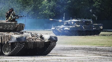 New Leopard Tanks Start Rolling Into Ukraine