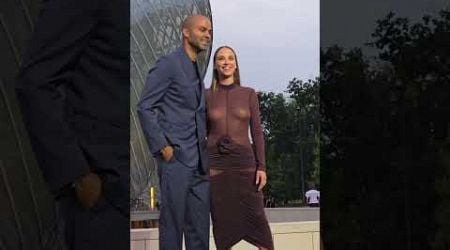 Tony Parker and wife foundation Louis Vuitton pre Olympic opening ceremony party