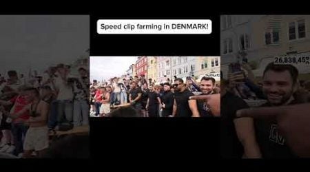 SPEED CLIP FARMING IN DENMARK!!#speed #ishowspeed #funny