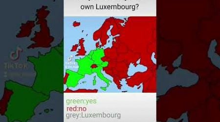 Did your country ever own Luxembourg? #europe #mapping #luxembourg
