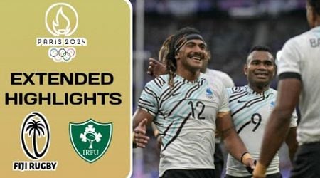 Fiji 7s Vs Ireland 7s Highlights | Paris Olympics Rugby 2024